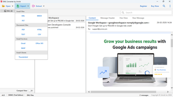 Univik EML Converterの画像0