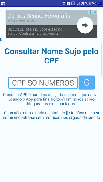 Nome Sujo CPF Consultar Gratis