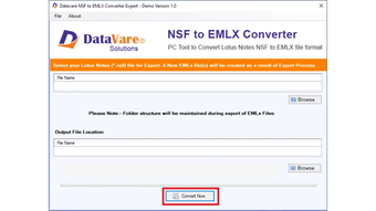 Bild 0 für DataVare NSF to EMLX Conv…