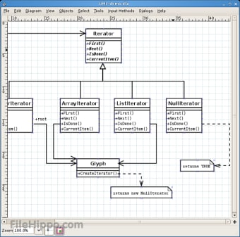 Dia Diagram Editor