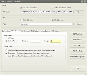 Obraz 0 dla Free PDF to All Converter