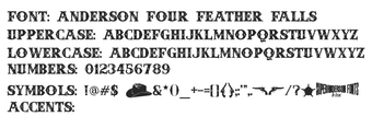 Image 0 pour Anderson Four Feather Fal…