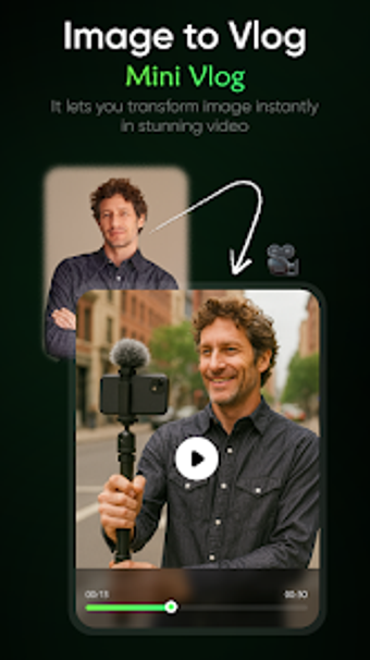 Image 0 pour AI Vlog Video: Monkey Vlo…
