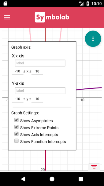 Symbolab Graphing Calculator