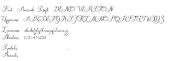 Obraz 0 dla Amanah Script