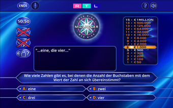 Bild 0 für Wer wird Millionär Traini…