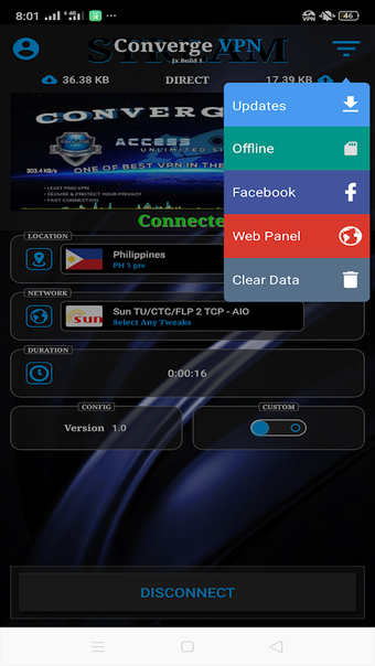 Image 0 pour ConvergeVPN STREAM