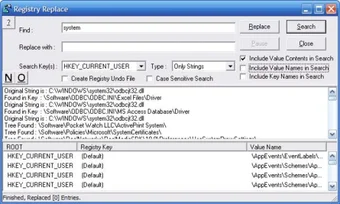 Registry Replace