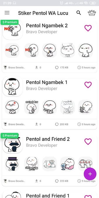Immagine 0 per Stiker Pentol Lucu WAStic…