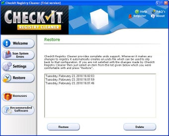 Immagine 0 per CheckIt Registry Cleaner