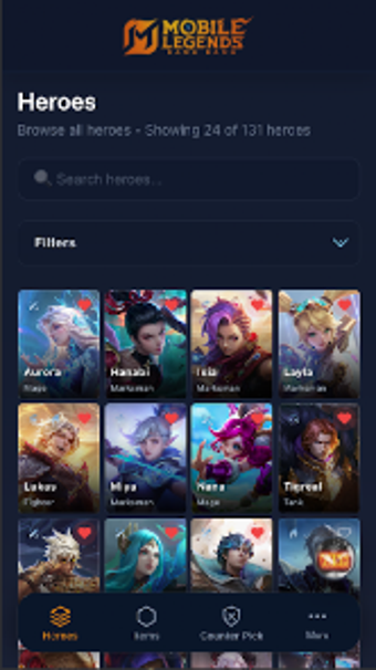 Immagine 0 per MOBA Wiki  MLBB Guide