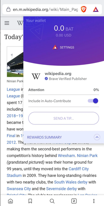 Brave Browser Nightlyの画像0