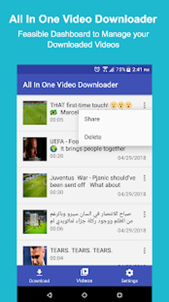 Immagine 0 per All In One Video Download…