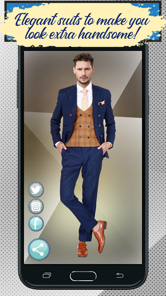 Imagen 4 para Formal Suits for Men - Fa…