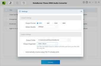 Imagen 2 para NoteBurner iTunes DRM Aud…