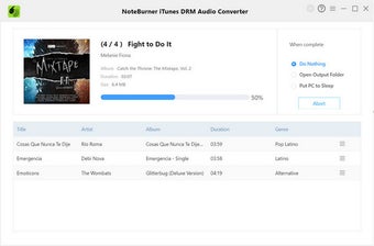 Imagen 4 para NoteBurner iTunes DRM Aud…