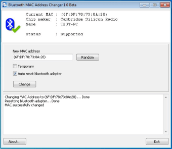 Download Bluetooth MAC Address Changer for Windows