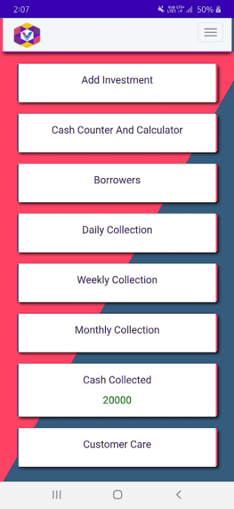 Daily weekly Cash Collections