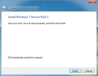 Image 1 for Windows 7 Service Pack 1