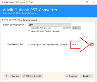 Obraz 0 dla Advik PST to CSV Converte…