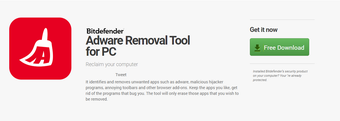 Immagine 0 per Bitdefender Adware Remova…
