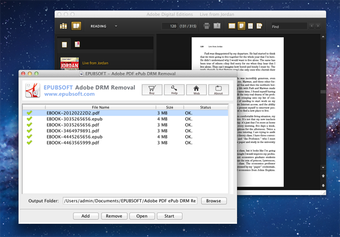 Mac Adobe PDF ePub DRM Removal