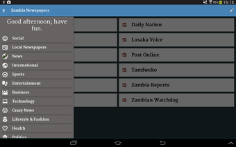 Immagine 0 per Zambia Newspapers