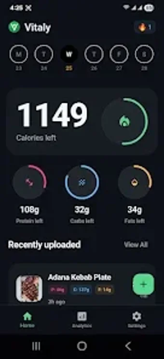 Bild 0 für Vitaly - AI Meal Calorie …