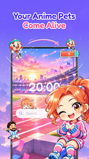 Bild 0 für Anime Battery  Shimeji Pe…