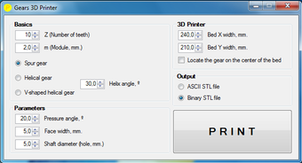 Obraz 0 dla Gears 3D Printer