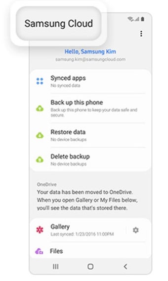 Image 3 pour Samsung Cloud