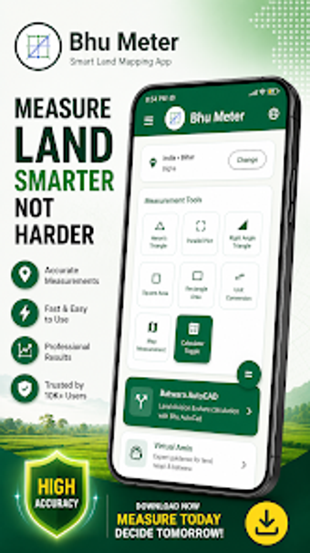Bild 0 für Bhu Meter: Land Calculato…
