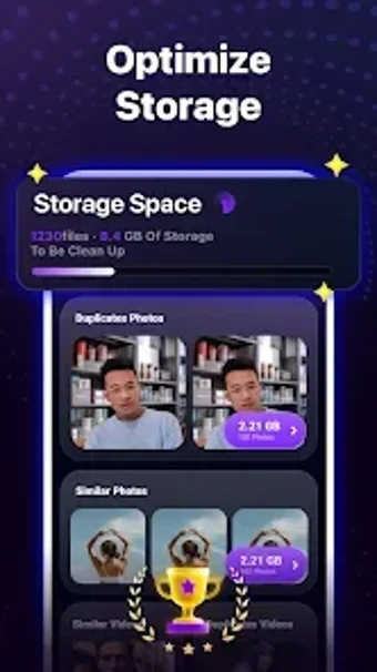 Immagine 0 per PhotoSweep: AI storage cl…