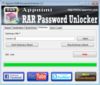 Appnimi RAR Password Unlocker