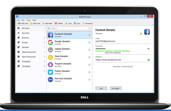 Image 0 for SafeInCloud Password mana…