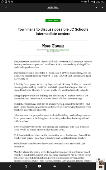 Immagine 0 per News Tribune ePaper