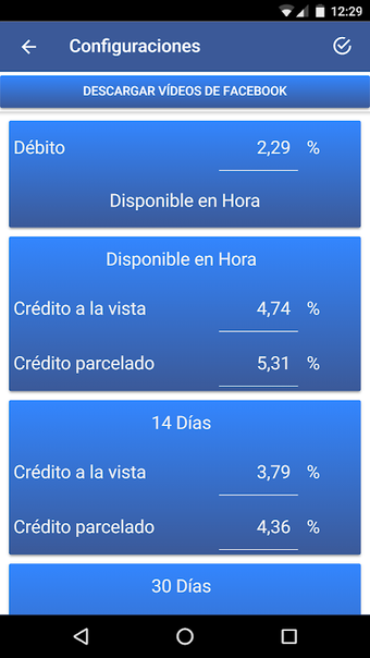 Calculadora de Taxas Mercado Pag