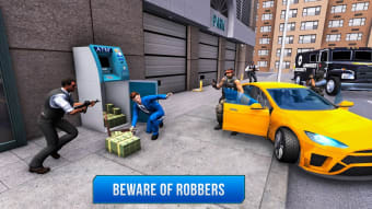 Bank security van driver: Cash simulator game