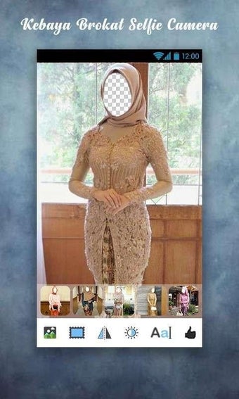 Kebaya Brokat Selfie Camera