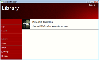 Obraz 1 dla Microsoft Reader