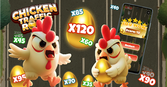 Obraz 0 dla Chicken Traffic Road