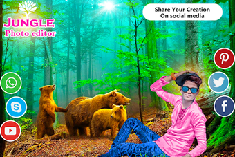 Image 3 pour Jungle Photo Editor - Bac…