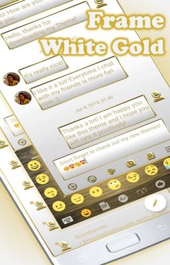 SMS Messages Frame White …の画像0