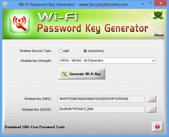 Wi-Fi Password Key Generator