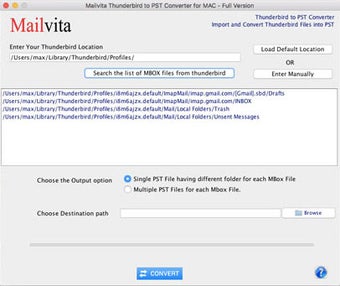 Image 0 pour Mailvita Thunderbird to P…