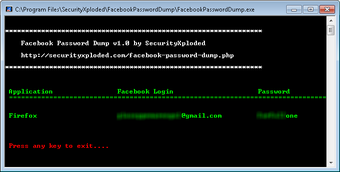 Bild 0 für Facebook Password Dump