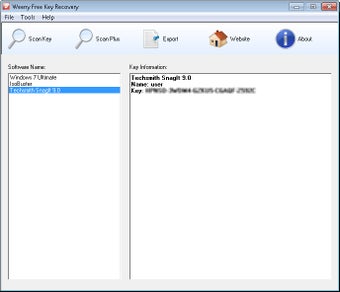 Bild 0 für Weeny Free Key Recovery