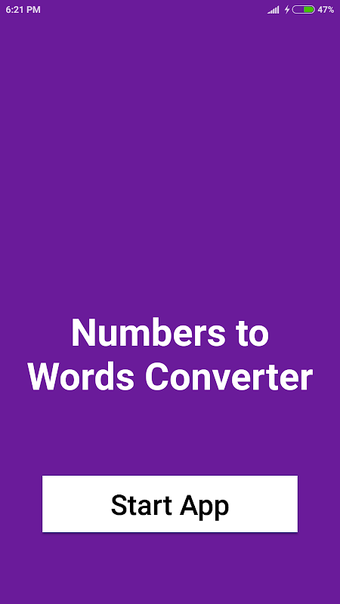 Numbers to Words Converter