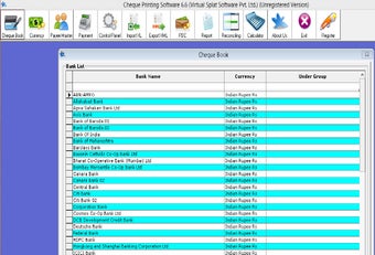 Image 0 for Cheque Printing Software