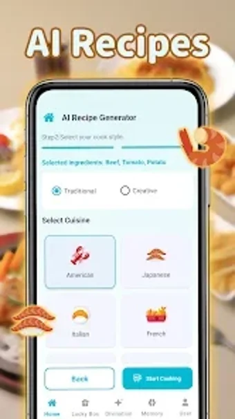 Obraz 0 dla AI Recipes:Cooking Helper